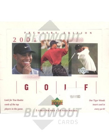 2001 Upper Deck Golf Retail 12 Box Case