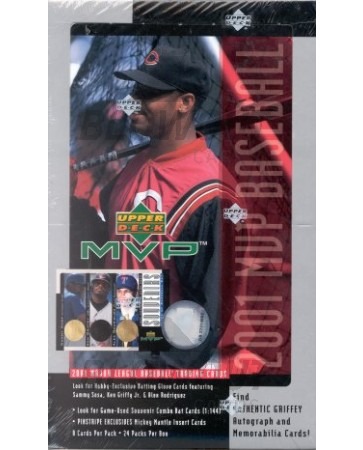 2001 Upper Deck MVP Baseball Box