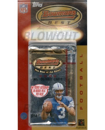 2002 Bowman's Best Football Blister Pack