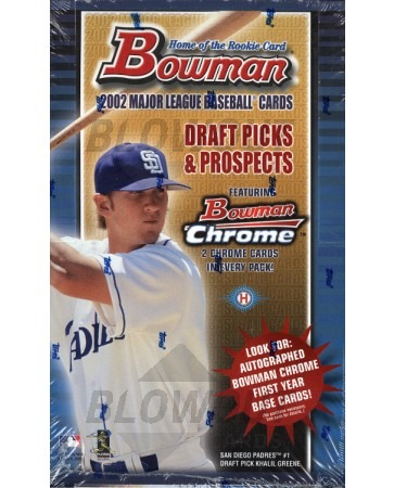 2002 Bowman Draft Picks & Prospects Baseball Hobby Box