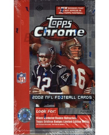 2002 Topps Chrome Football Hobby Box