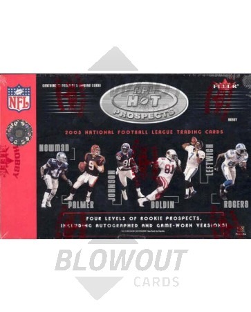 2003 Fleer Hot Prospects Football Hobby Box