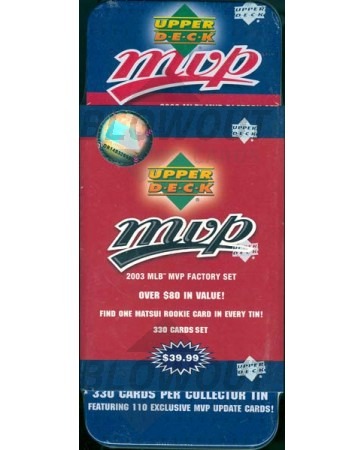 2003 Upper Deck MVP Baseball Factory Set