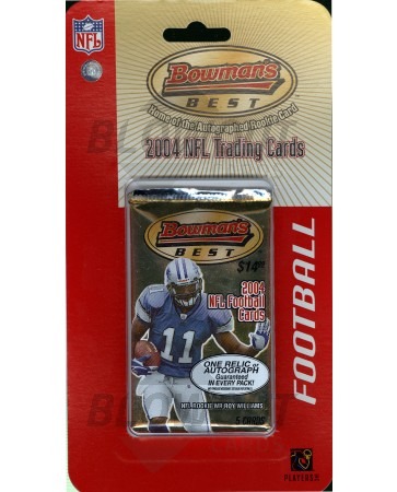 2004 Bowman's Best Football Blister Pack