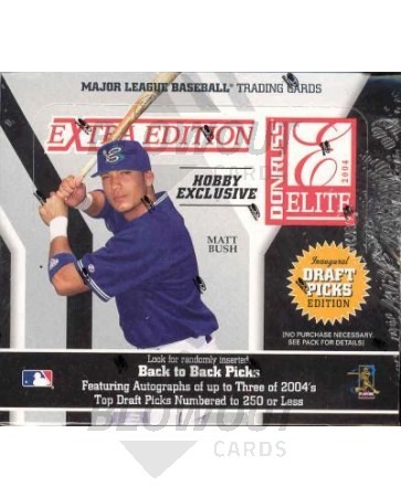 2004 Donruss Elite Extra Edition Baseball Hobby Box