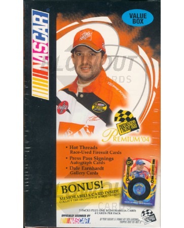 2004 Press Pass Premium Racing Blaster Box