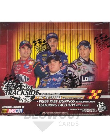 2004 Press Pass Trackside Racing Hobby Box