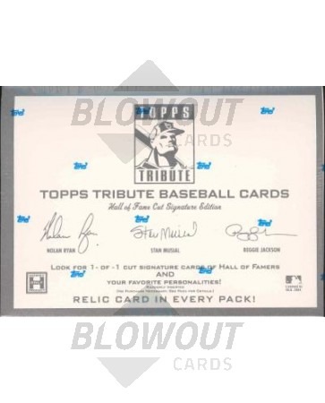 2004 Topps Tribute HOF Cut Signature Edition Baseball Hobby Box