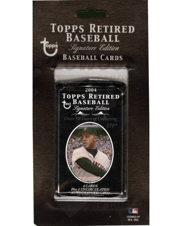 2004 Topps Retired Signature Edition Baseball Blister Pack