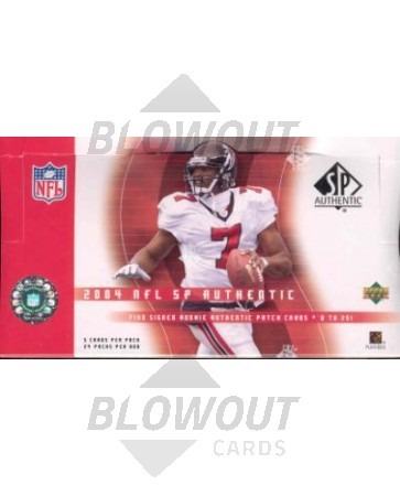 2004 Upper Deck SP Authentic Football Hobby Box