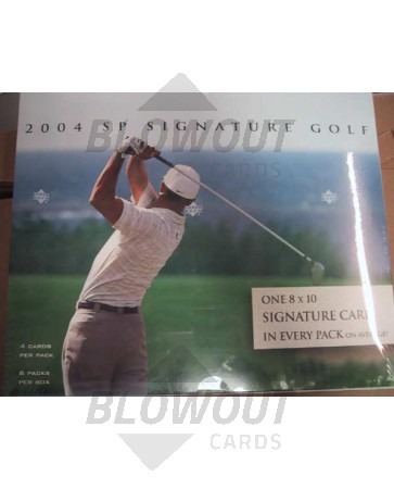2004 Upper Deck SP Signature Edition Golf Hobby Box