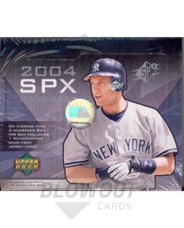 2004 Upper Deck SPX Baseball Hobby Box