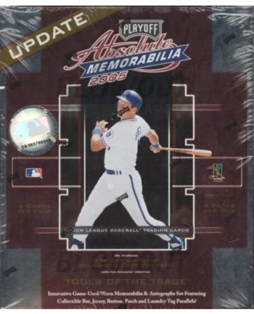 2005 Playoff Absolute Memorabilia Update Baseball Hobby Box