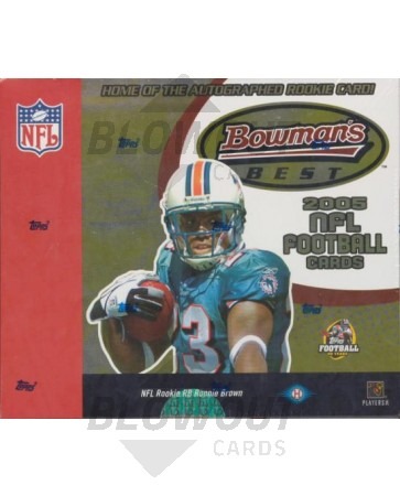 2005 Bowman's Best Football Hobby 10 Box Case