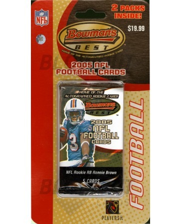 2005 Bowman's Best Football 2 Pack Blister Pack