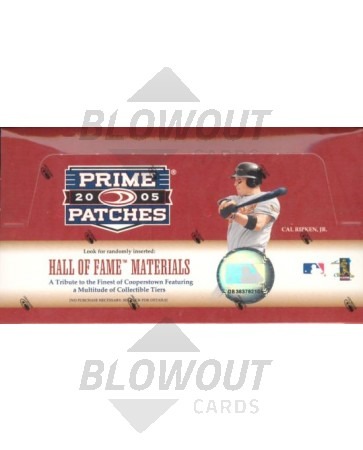 2005 Donruss Prime Patches Baseball Hobby Box