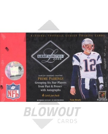 2005 Leaf Limited Football Hobby Box