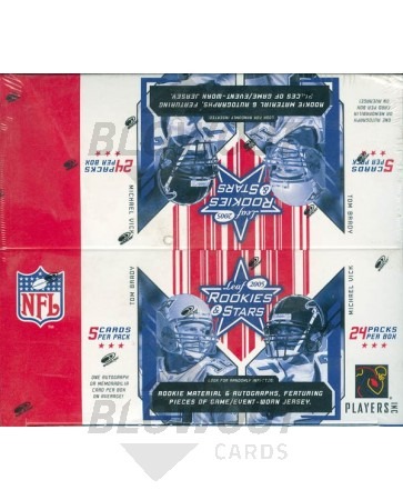 2005 Leaf Rookies & Stars Football Retail 20 Box Lot