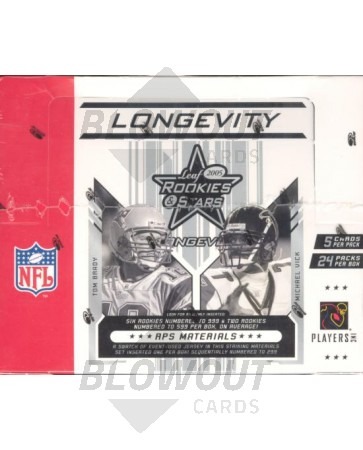 2005 Leaf Rookies & Stars Longevity Football Hobby Box