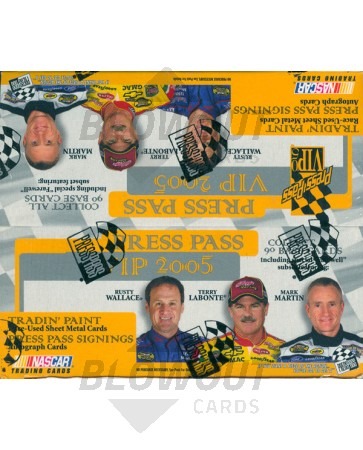 2005 Press Pass VIP Racing Retail Box