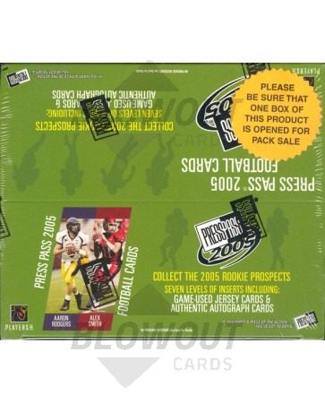 2005 Press Pass Football Retail Box