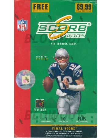 2005 Score Football Blaster Box