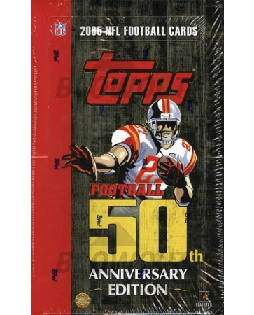 2005 Topps Football Jumbo HTA 6 Box Case