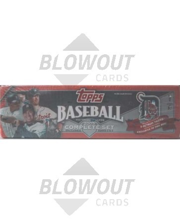 2005 Topps Factory Baseball Retail Set Detroit Tigers
