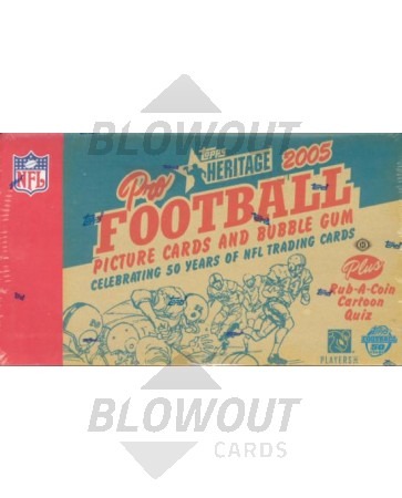 2005 Topps Heritage Football Hobby Box