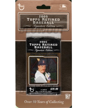 2005 Topps Retired Signature Edition Baseball Blister Pack