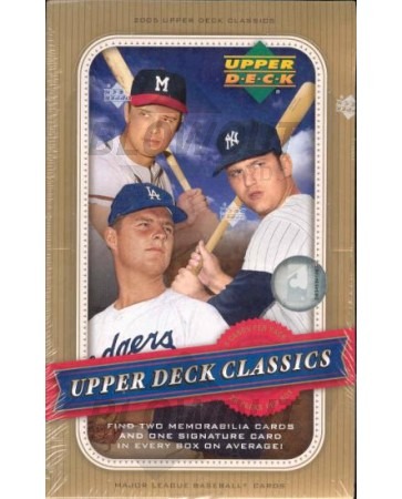 2005 Upper Deck Classics Baseball Hobby 16 Box Case