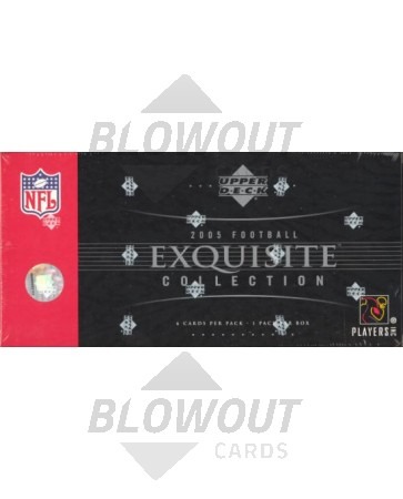 2005 Upper Deck Exquisite Football Hobby 3 Box Case