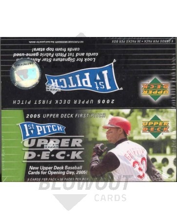 2005 Upper Deck First Pitch Baseball Retail Box