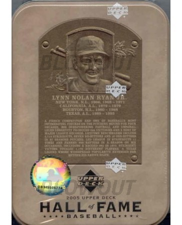 2005 Upper Deck Hall of Fame Baseball Hobby Tin Box