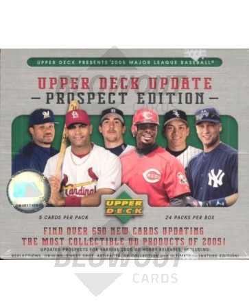 2005 Upper Deck Update Prospect Edition Baseball Hobby Box