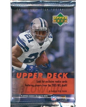 2005 Upper Deck Football Retail Pack