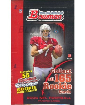 2006 Bowman Football Hobby 12 Box Case
