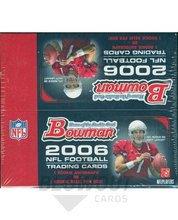 2006 Bowman Football Retail 20 Box Lot