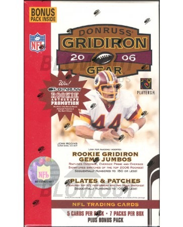 2006 Donruss Gridiron Gear Football Blaster Box