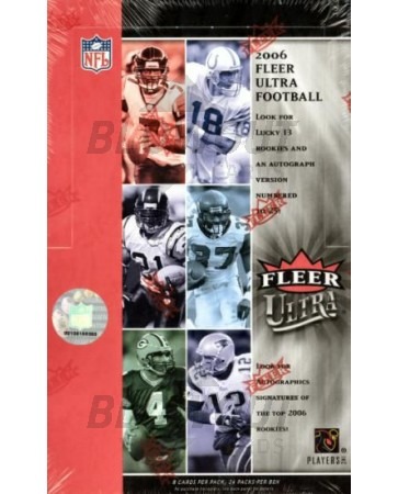 2006 Fleer Ultra Football Hobby 12 Box Case