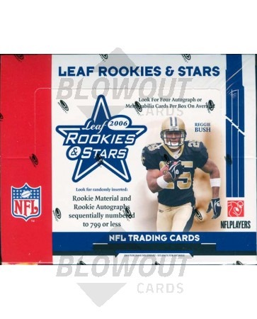 2006 Leaf Rookies & Stars Football Hobby Box