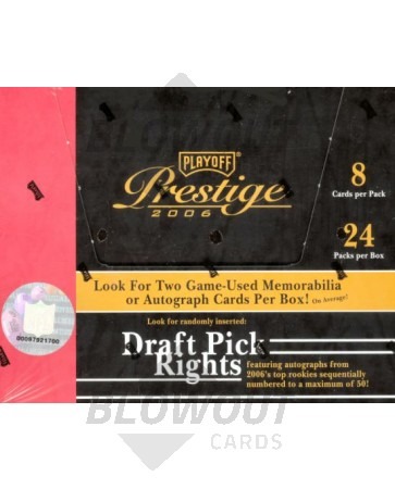 2006 Playoff Prestige Football Hobby 12 Box Case