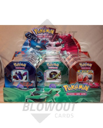 Pokemon 2006 Holiday Collectible Tins - 9 Tin Case
