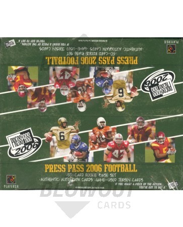 2006 Press Pass Football Retail 16ct Box