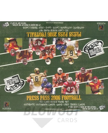 2006 Press Pass Football Retail Box