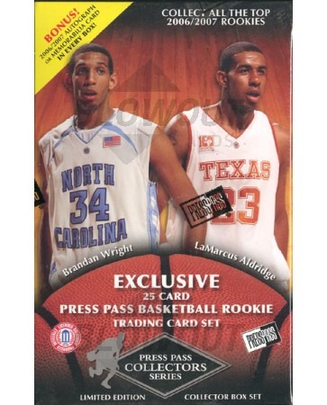 2006 Press Pass Basketball Rookie Set with 2006 Mem or Auto