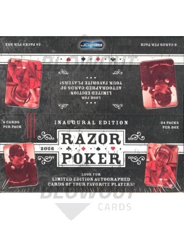 2006 Razor Poker Trading Card Retail 10 Box Lot