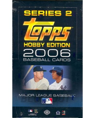 2006 Topps Series 2 Baseball Hobby 12 Box Case