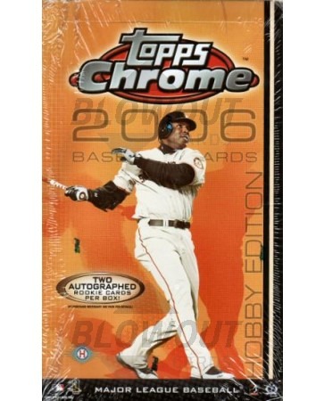 2006 Topps Chrome Baseball Hobby Box