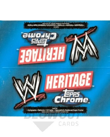2006 Topps Chrome Heritage WWE Wrestling Hobby Box